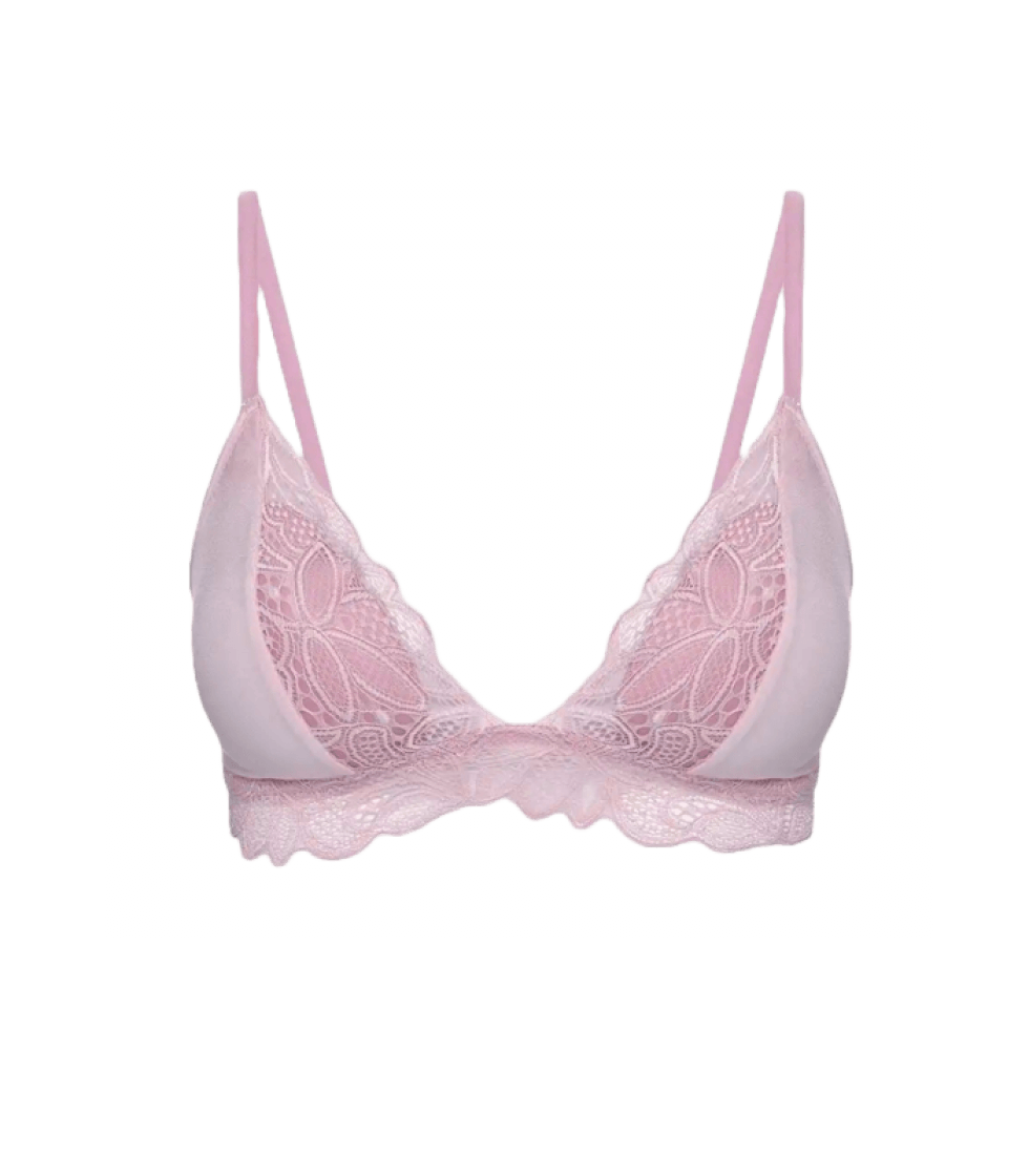 Pinl Lace Bra